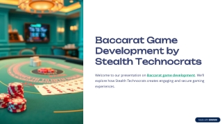 Baccarat Game Development – Build Engaging Casino Games