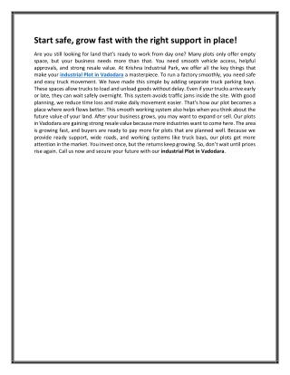 Start safe, grow fast with the right support in place