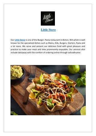 Little Stove Cafe Bicton Menu | Takeaway | Dine-in