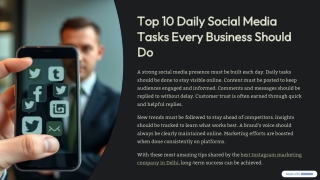 Top 10 Daily Social Media Tasks Every Business Must Master