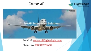 Cruise API | Cruise Reservation System