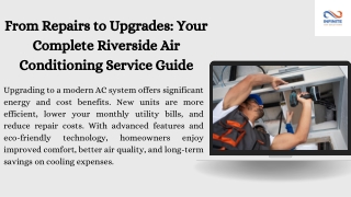From Repairs to Upgrades Your Complete Riverside Air Conditioning Service Guide