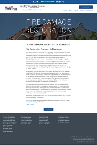 Kamloops Fire Damage Restoration