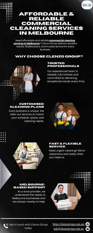 Affordable & Reliable Commercial Cleaning Services in Melbourne