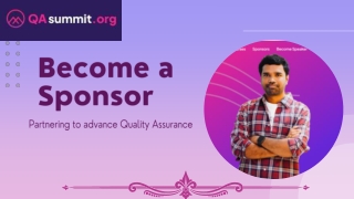 Become a Sponsor BY QA Summit