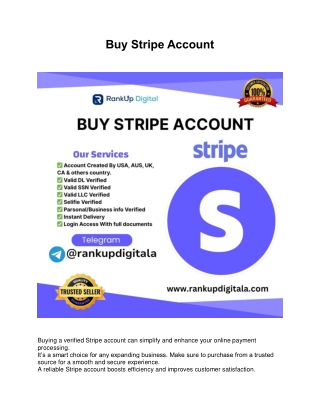 Buy Stripe Account