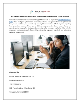 Future-Proof Your Contact Center with a Predictive Dialer in India