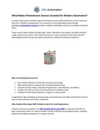 ROC Automation Compact GuardLogix 5380