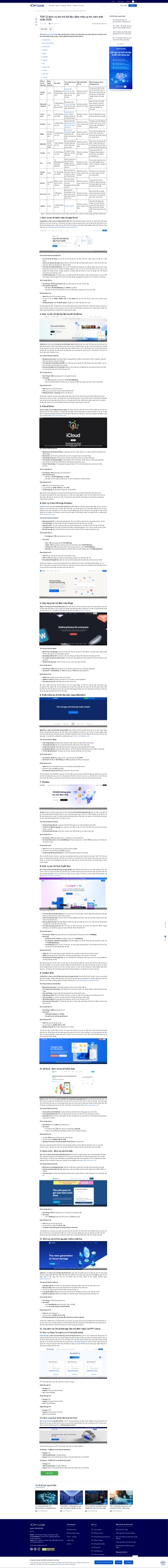 TOP 12 dich vu luu tru du lieu dam may pho bien nhat 2025