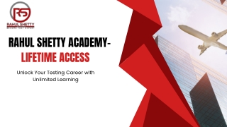 Rahul Shetty Academy-Lifetime Access