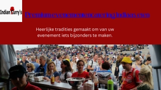 Ontdek Premium evenementencatering Indiaas eten | Indian Currys