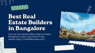 Best Real Estate Builders in Bangalore