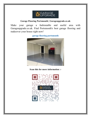 Garage Flooring Portsmouth  Garageupgrade.co.uk