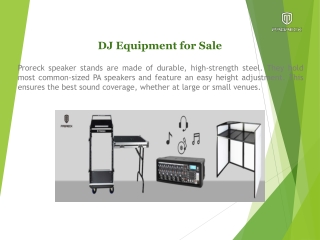 DJ Equipment for Sale