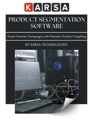 Product Segmentation Software
