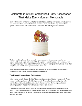 Fun Birthday Party Decorations for All Ages