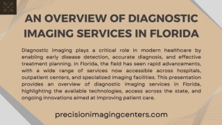 An Overview of Diagnostic Imaging Services in Florida