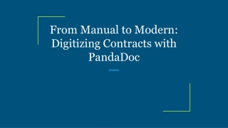 From Manual to Modern_ Digitizing Contracts with PandaDoc