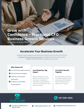 Grow with Confidence – Fractional CFO Business Growth Services