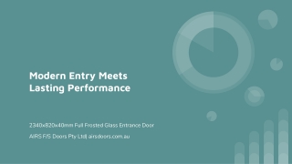 Modern Entry Meets Lasting Performance