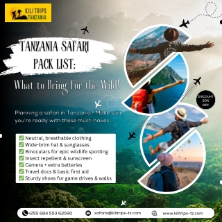 kilitrip pdf Tanzania Safari Pack List
