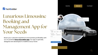 Luxurious Limousine Booking and Management App for Your Needs