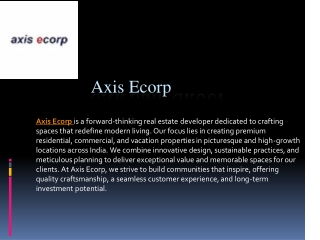 Axis Ecorp