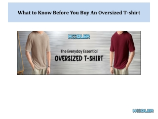 What to Know Before You Buy An Oversized T-shirt