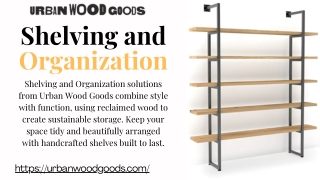 Modern Shelving and Organization Ideas | Urban Wood Goods