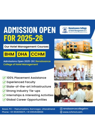 Best & Top Hotel Management College In Uttarakhand - Renaissance College