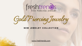 Elegant Expressions: Gold Piercing Jewelry by FreshTrends
