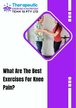 What Are The Best Exercises For Knee Pain?