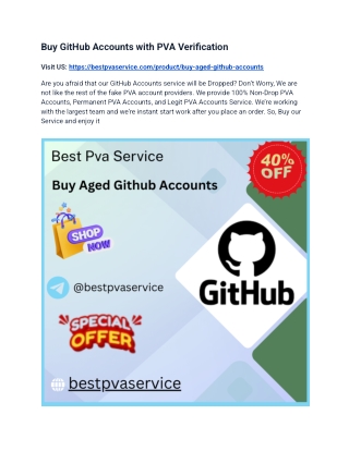 Top Sites To 21  Buy GitHub Accounts with PVA Verification 2025