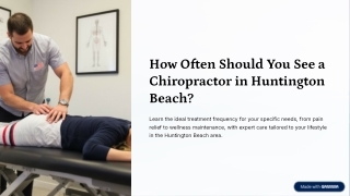 How Often Should You See a Chiropractor in Huntington Beach