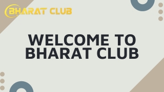 Welcome to Bharat Club (2)