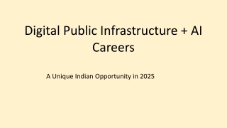 Digital Public Infrastructure   AI Careers