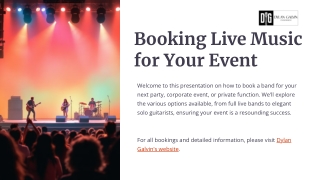 Party Band Booking Made Easy – Download the Music Guide
