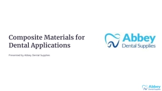 Composite Materials for Dental Applications