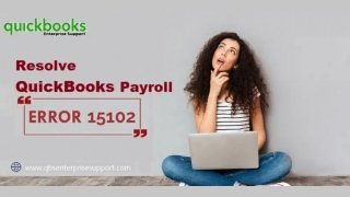 How to Fix QuickBooks Payroll Update Error 15102