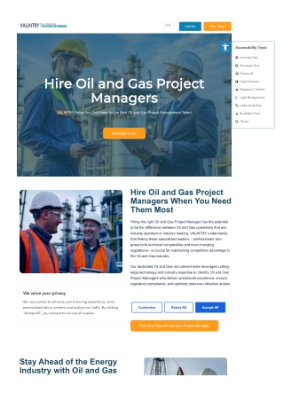 Project Manager Oil And Gas
