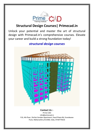 Structural Design Courses​.Primecad.in.pdf.