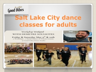 Salt Lake City dance classes for adults