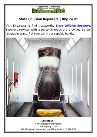 State Collision RepairersKhp.co.nz