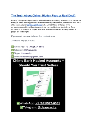 The Truth About Chime_ Hidden Fees or Real Deal_