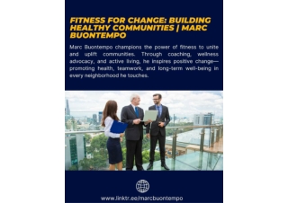 Marc Buontempo: Inspiring Purpose-Driven Change Daily