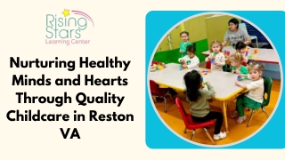 Trusted, Nurturing Childcare in Reston VA for Happy, Confident Kids