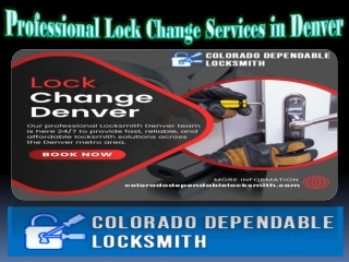Professional Lock Change Services in Denver