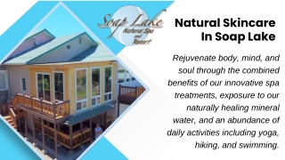 Natural Skincare In Soap Lake