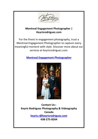 Montreal Engagement Photographer | Keyrisrodriguez.com