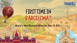 First time in Barcelona? Learn what you can do